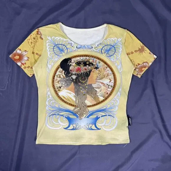 Miss Sixty Alphonse Mucha Graphic Top - Picture 2 of 6